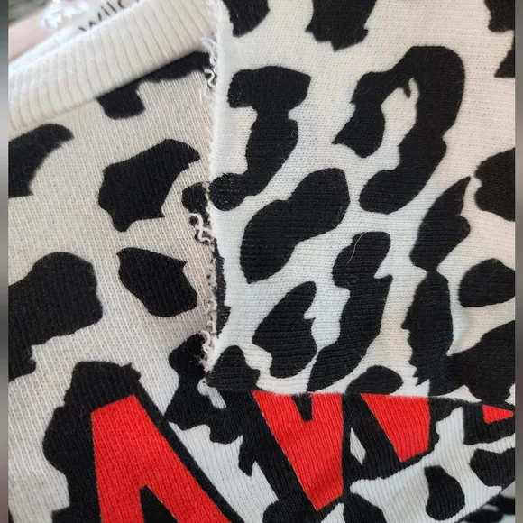 Wildfox Kids Morning Crop Rawr Sz M 7/8 - Picture 5 of 7